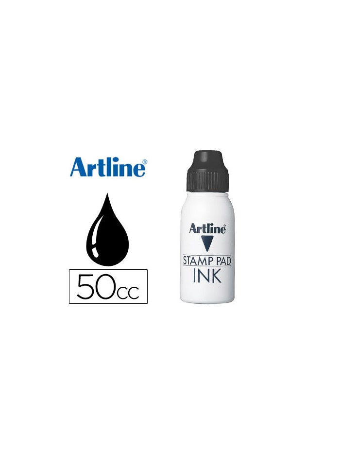 Tinta tampon artline negra bote 50 cc Tinta tampon artline negra bote 50 cc