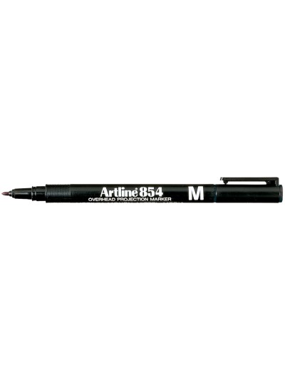 Rotulador artline retroproyeccion punta fibra permanente ek-854 rojo -punta redonda 1 mm
