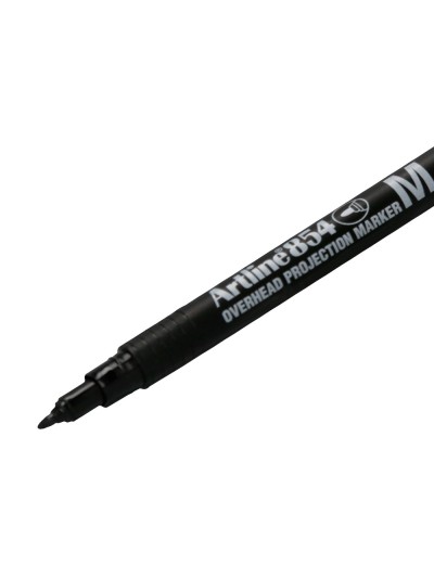 Rotulador artline retroproyeccion punta fibra permanente ek-854 negro -punta redonda 1 mm