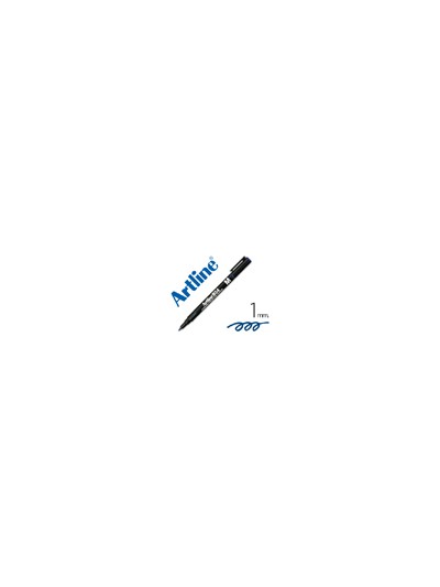 Rotulador artline retroproyeccion punta fibra permanente ek-854 azul -punta redonda 1 mm