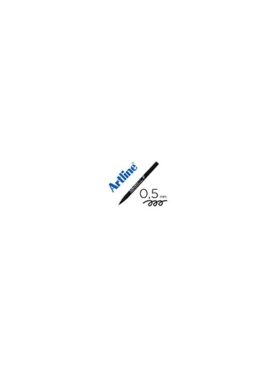 Rotulador artline retroproyeccion punta fibra permanente ek-853 negro -punta redonda 0.5 mm