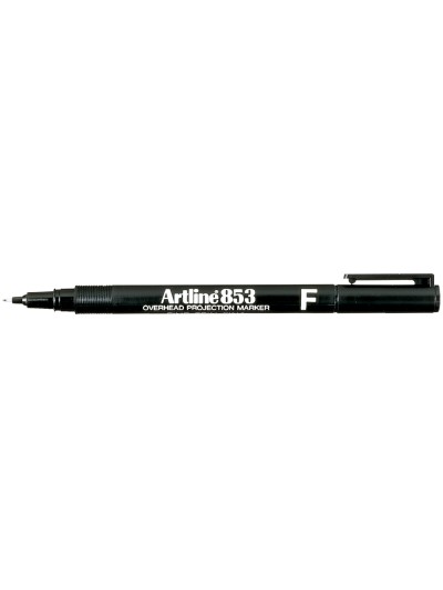 Rotulador artline retroproyeccion punta fibra permanente ek-853 negro -punta redonda 0.5 mm