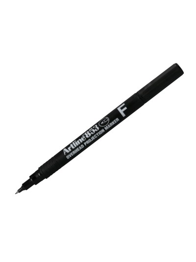 Rotulador artline retroproyeccion punta fibra permanente ek-853 negro -punta redonda 0.5 mm