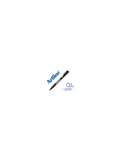 Rotulador artline retroproyeccion punta fibra permanente ek-853 azul -punta redonda 0.5 mm