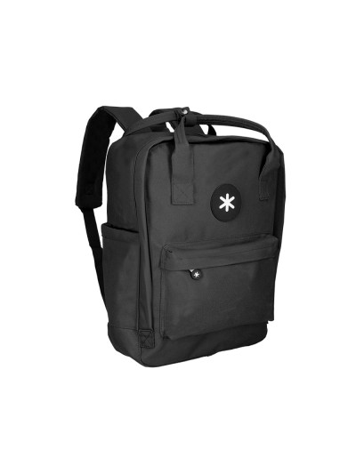 Cartera antartik mochila 2 asas y bolsillos exteriores negro 300x115x390 mm