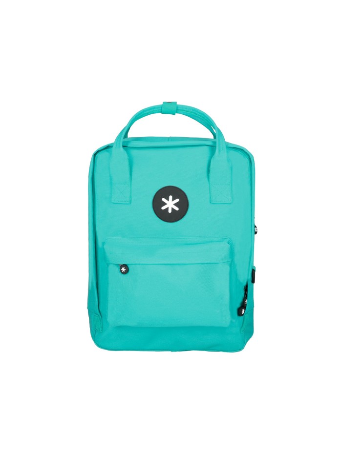 Cartera antartik mochila 2 asas y bolsillos exteriores menta 300x115x390 mm Cartera antartik mochila 2 asas y bolsillos exteriores menta 300x115x390 mm