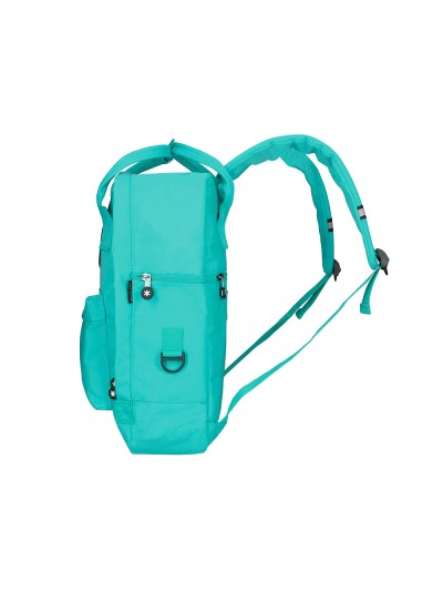 Cartera antartik mochila 2 asas y bolsillos exteriores menta 300x115x390 mm