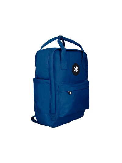 Cartera antartik mochila 2 asas y bolsillos exteriores azul 300x115x390 mm