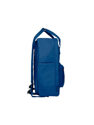 Cartera antartik mochila 2 asas y bolsillos exteriores azul 300x115x390 mm
