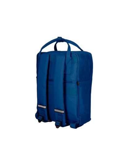 Cartera antartik mochila 2 asas y bolsillos exteriores azul 300x115x390 mm