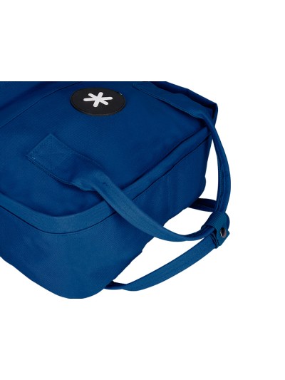 Cartera antartik mochila 2 asas y bolsillos exteriores azul 300x115x390 mm