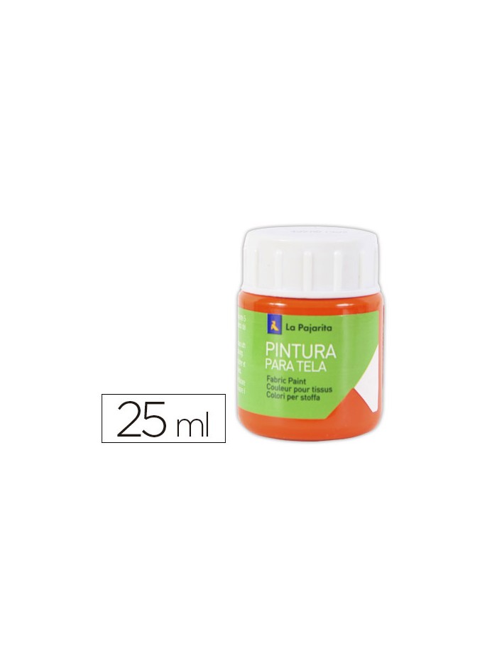 Pintura para tela la pajarita anaranjado 25 ml Pintura para tela la pajarita anaranjado 25 ml