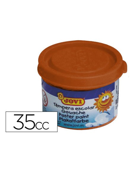 Tempera jovi 35 ml marron