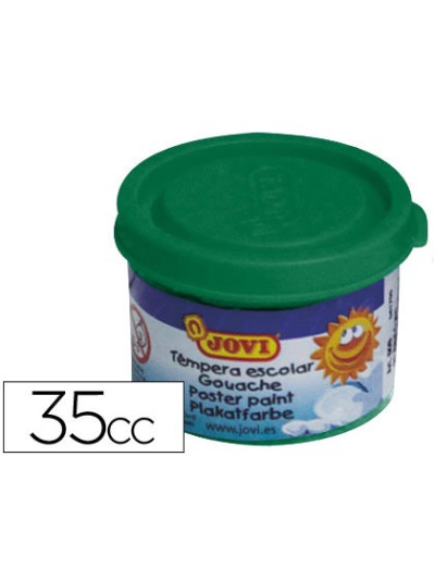 Tempera jovi 35 ml verde oscuro