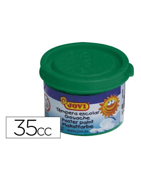 Tempera jovi 35 ml verde oscuro