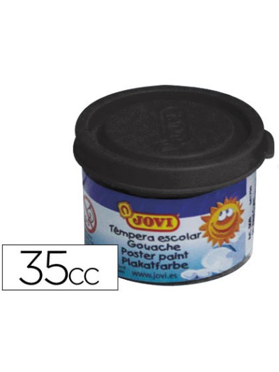 Tempera jovi 35 ml negro