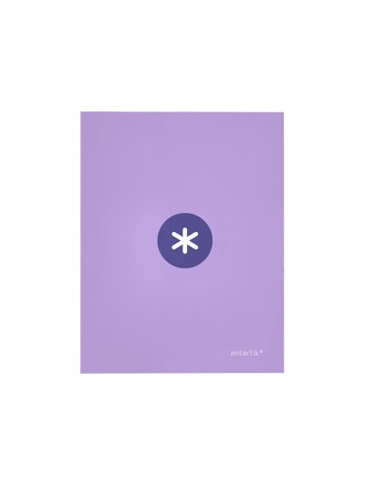 Carpeta antartik a4 forrada 4 anillas 25 mm redondas color lavanda