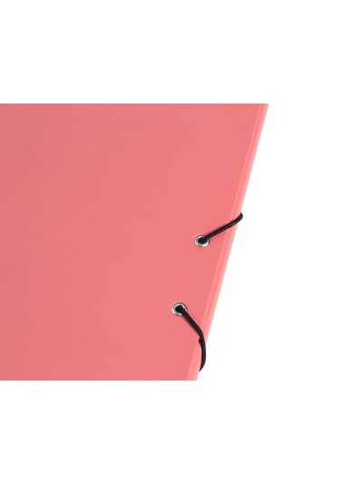 Carpeta antartik clasificadora a4 12 departamentos goma carton forrado color coral