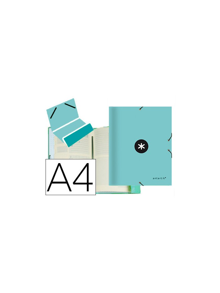 Carpeta antartik clasificadora a4 12 departamentos goma carton forrado color menta Carpeta antartik clasificadora a4 12 departamentos goma carton forrado color menta