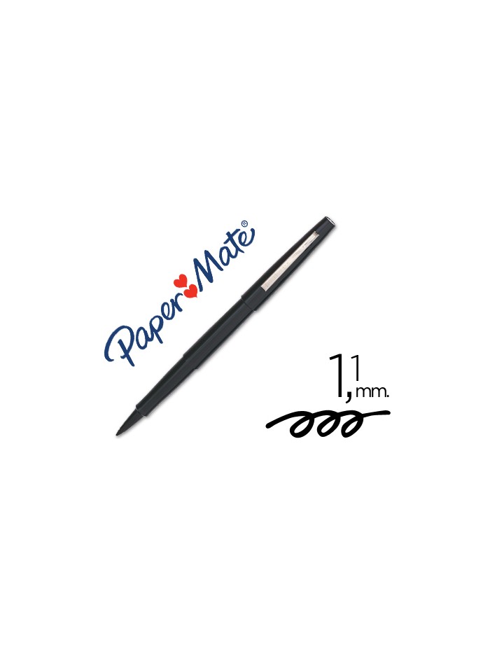 Rotulador paper mate flair original punta fibra negro Rotulador paper mate flair original punta fibra negro