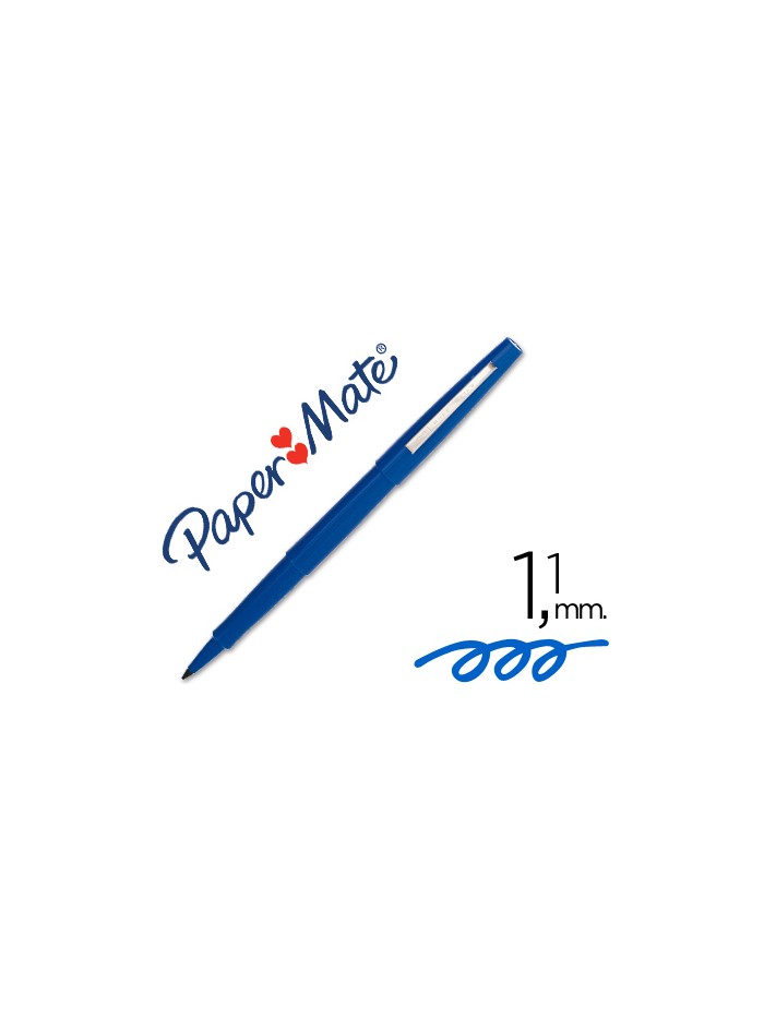 Rotulador paper mate flair original punta fibra azul Rotulador paper mate flair original punta fibra azul