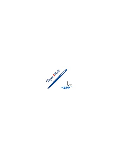 Rotulador paper mate flair original punta fibra azul