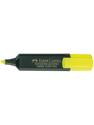 Rotulador faber fluorescente 48-07 amarillo