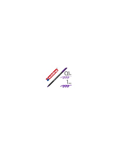 Rotulador edding punta fibra 1200 violeta n.8 punta fibra 0.5 mm