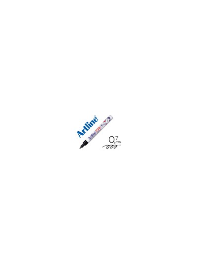 Rotulador artline marcador permanente lavable para textil ek-750 negro punta redonda 0,7 mm