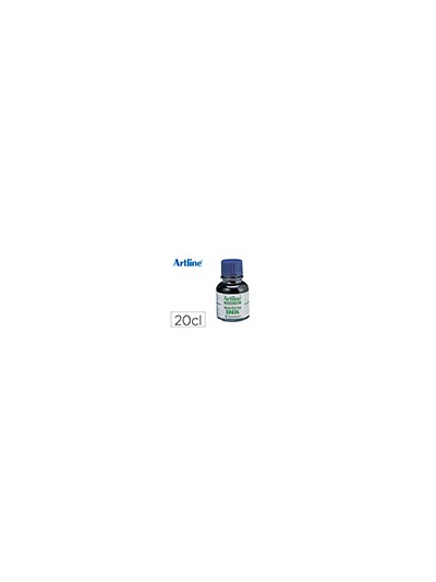 Tinta rotulador artline esk-20 azul bote 20 cc sin xileno