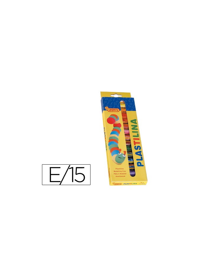 Plastilina jovi estuche de 15 barras colores surtidos Plastilina jovi estuche de 15 barras colores surtidos