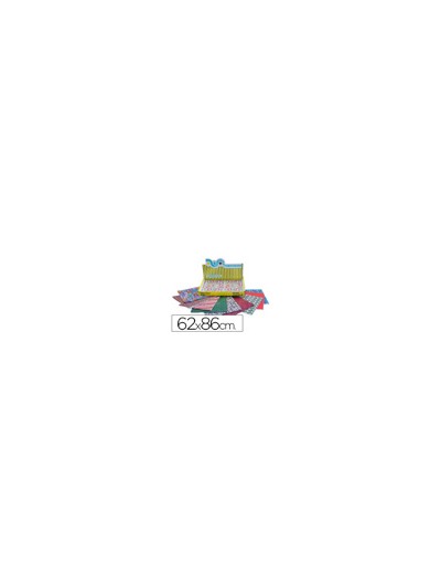 Papel de regalo impresma 62x86 cm caja de 200 hojas diseños surtidos gramaje 40g/m2