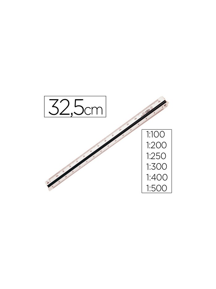 Escala m+r 1632.20 1:100-200-250-300-400-500 30 cm estuche rigido color Escala m+r 1632.20 1:100-200-250-300-400-500 30 cm estuche rigido color