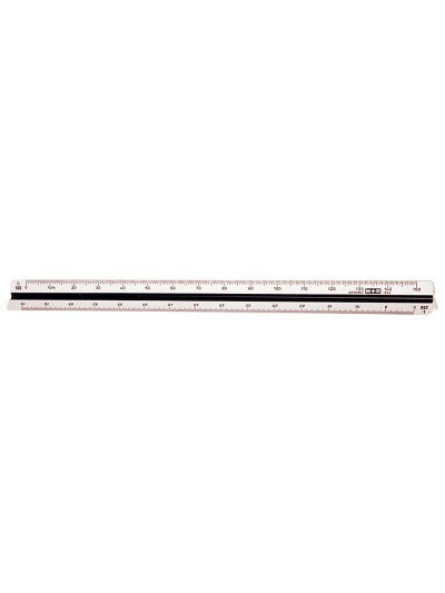 Escala m+r 1632.20 1:100-200-250-300-400-500 30 cm estuche rigido color