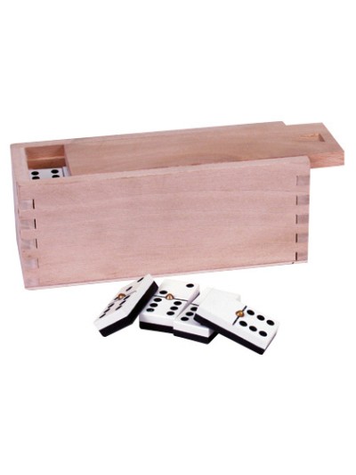 Domino senior caja madera tama ño de la ficha 22x44mm