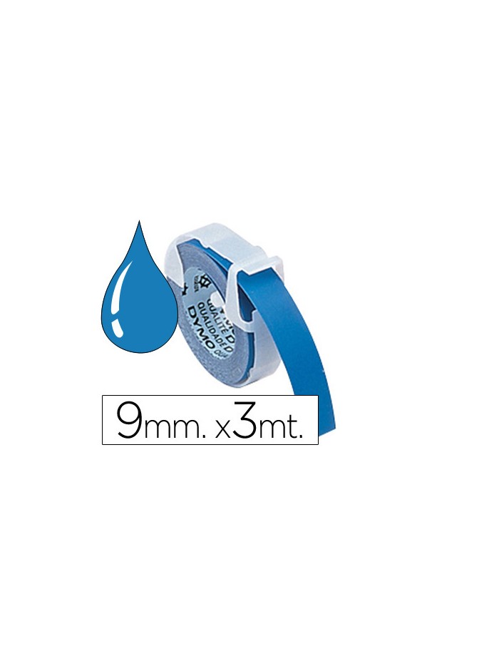 Cinta dymo 3d 9 mm x 3 mt azul tradicional Cinta dymo 3d 9 mm x 3 mt azul tradicional