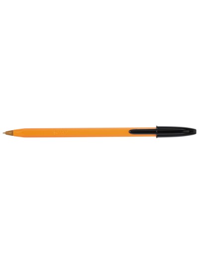 Boligrafo bic naranja fine original negro