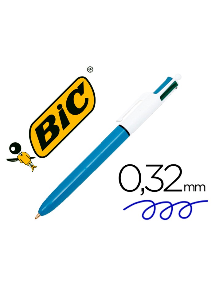 Boligrafo bic cuatro colores Boligrafo bic cuatro colores