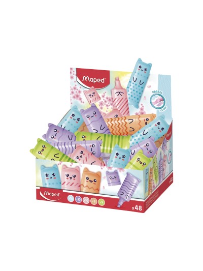 Rotulador maped fluorescente pocket mini pastel