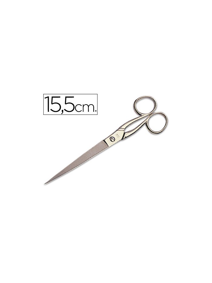 Tijera oficina forbici acero inoxidable 6/' 15,5 cm Tijera oficina forbici acero inoxidable 6/' 15,5 cm