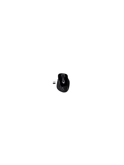Raton ngs bow optico 800/1200/1600 dpi inalambrico 5 botones optico receptor 2.4 ghz negro