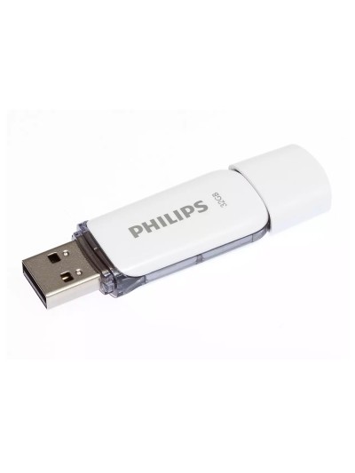 Memoria usb philips flash usb 2.0 32gb snow grey