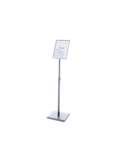 Expositor rocada de suelo magnetico rotativo 90 horizontal/vertical altura ajustable din a4
