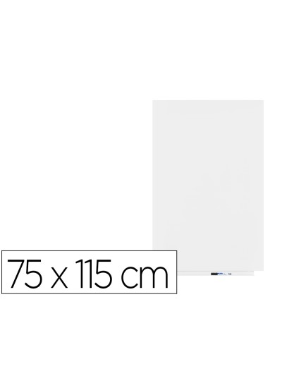 Pizarra blanca rocada skinmatt proyeccion mate lacada magnetica 75x115 cm