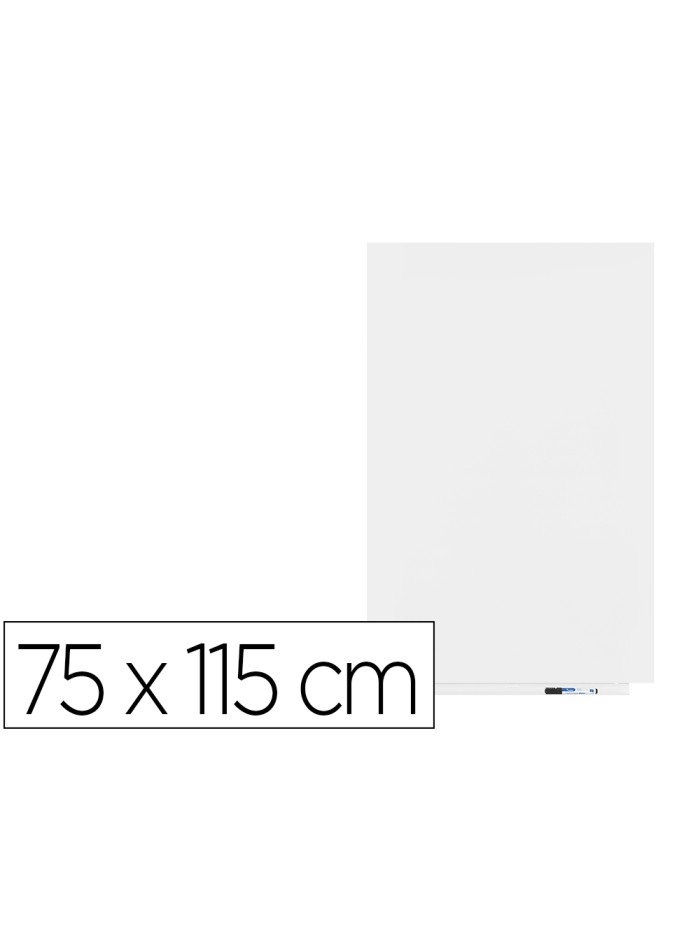 Pizarra blanca rocada skinwhiteboard pro lacada magnetica 75x115 cm