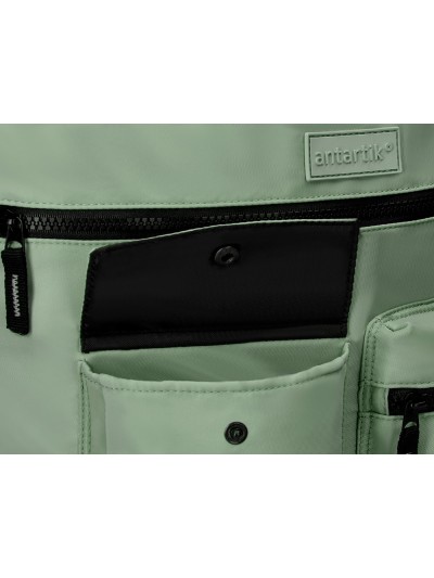 Cartera antartik bolso mochila casual color verde 400x120x390 mm
