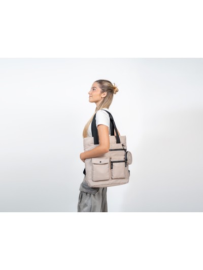 Cartera antartik bolso mochila casual color verde 400x120x390 mm