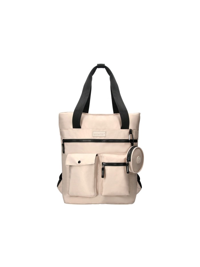Cartera antartik bolso mochila casual color beige 400x120x390 mm Cartera antartik bolso mochila casual color beige 400x120x390 mm