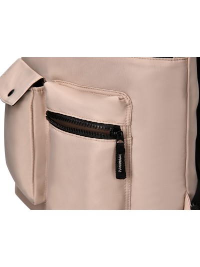 Cartera antartik bolso mochila casual color beige 400x120x390 mm