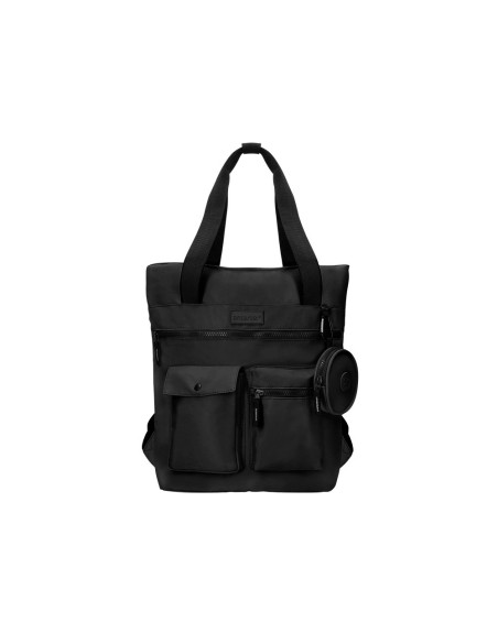 Cartera antartik bolso mochila casual color negro 400x120x390 mm